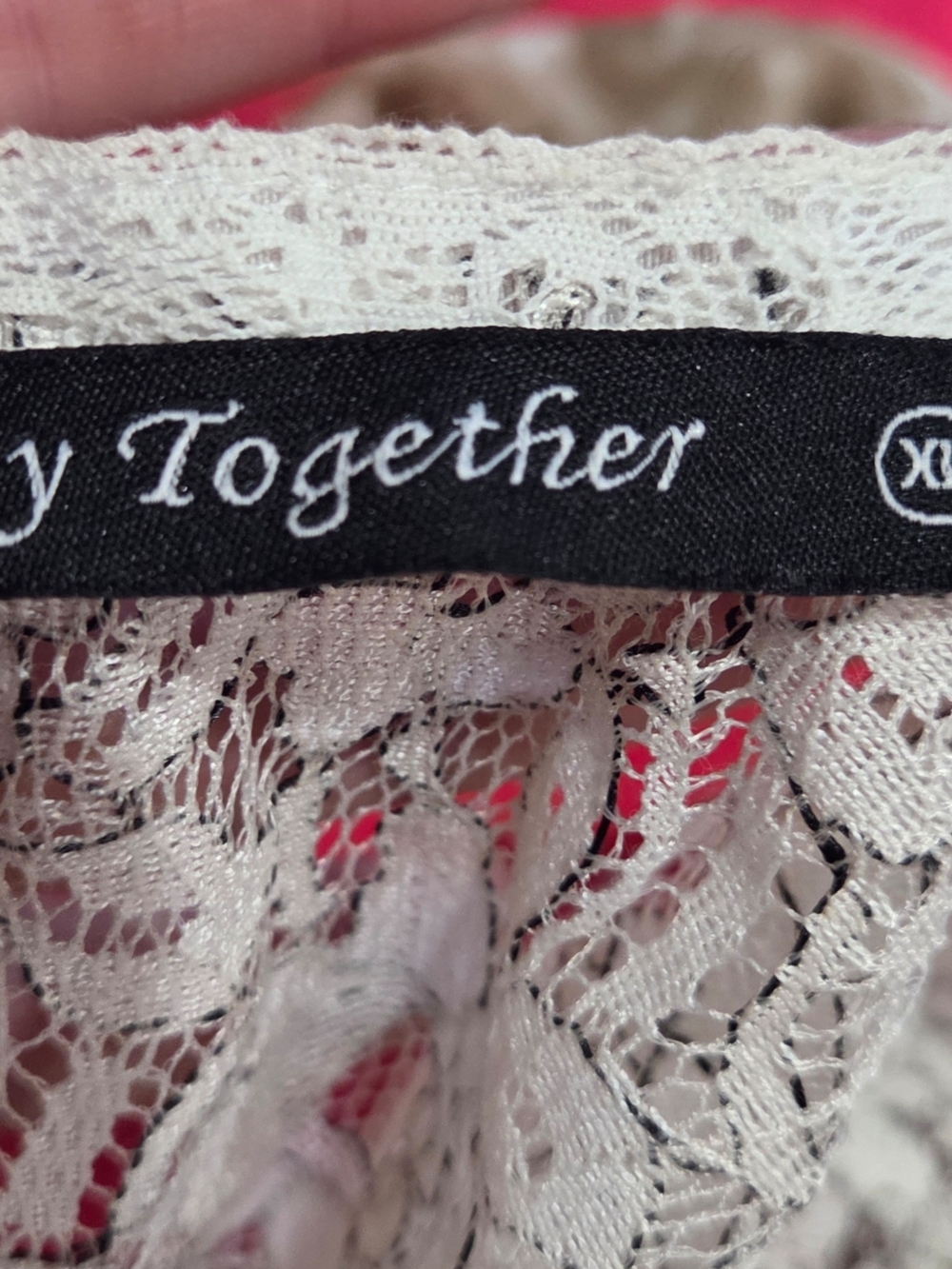 By Together White Lace Tunic Top - Picture 10 of 10